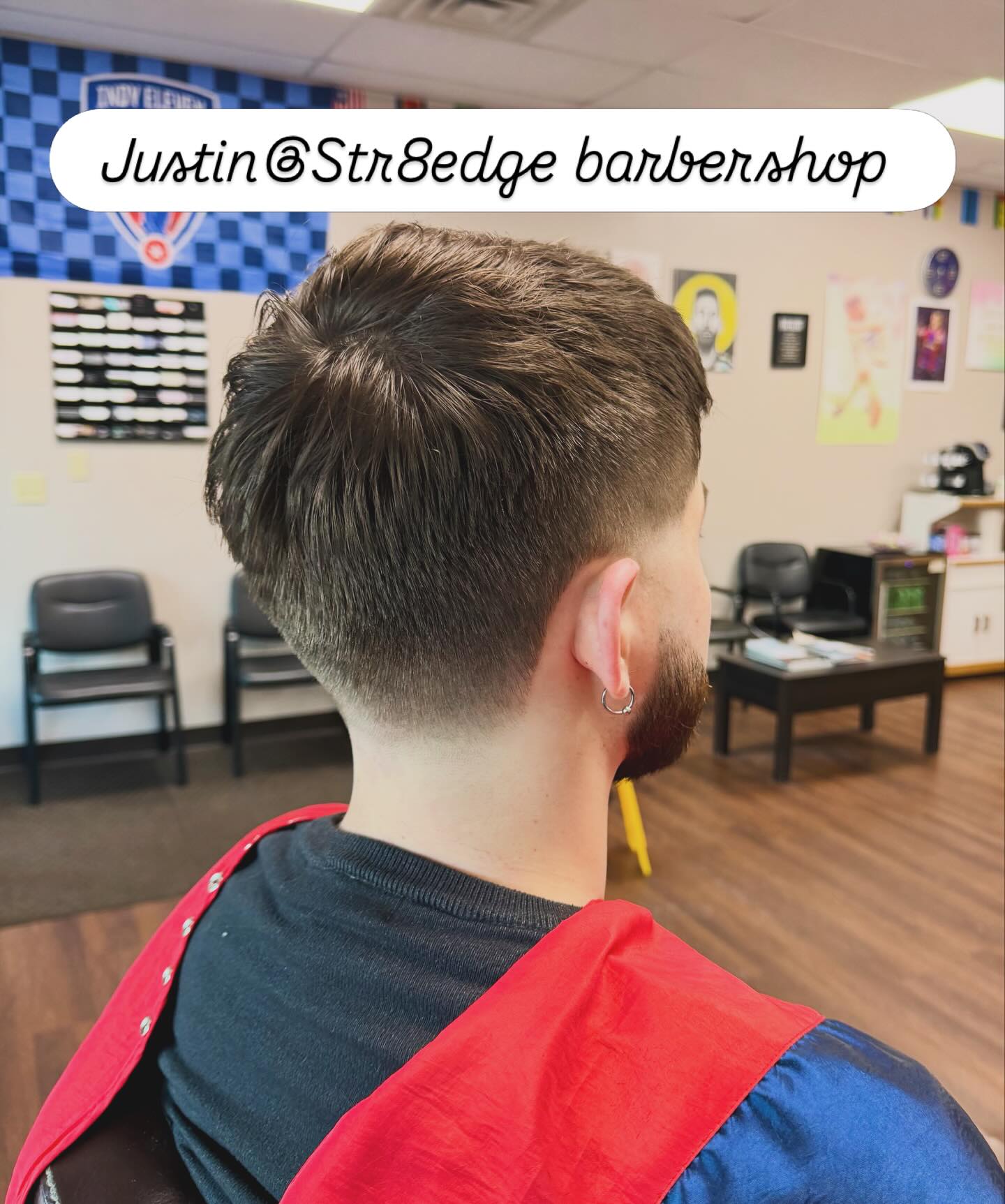 A fresh fade from Str8-Edge Barbershop